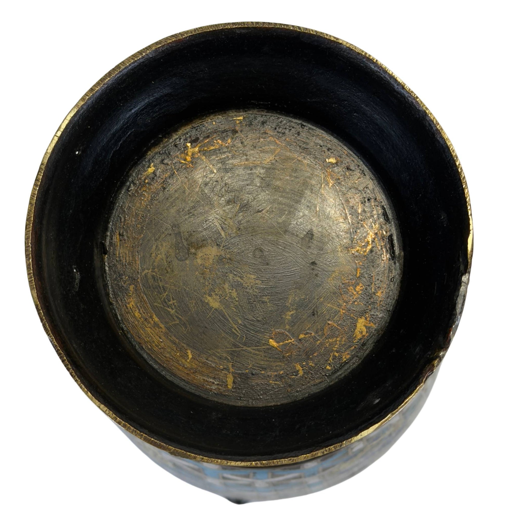 Stilisierte Taotie-Maske auf der Schulter der japanischen Vase.