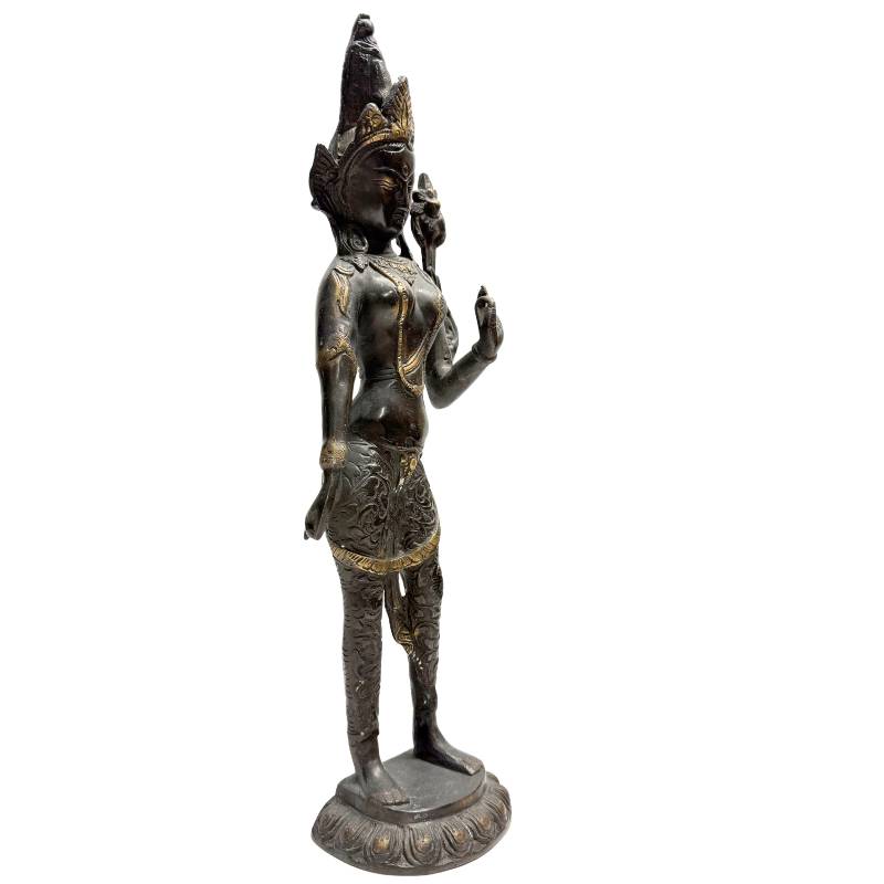 Tara-Bronzestatue, buddhistische Göttin des Himalaya