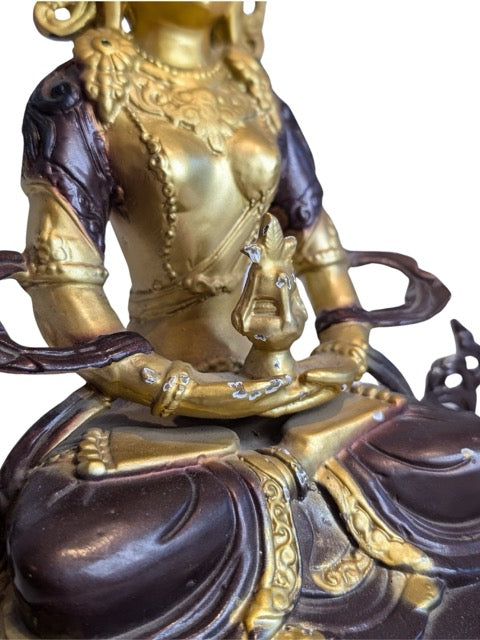 Symbolische Tara-Statue als Dekoration mit einem ruhigen Design