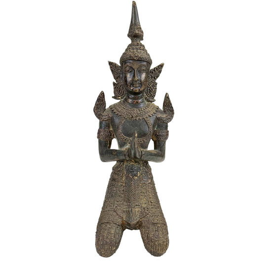 Thailand Rattanakosin Bronze Theppanom Tempelwächter