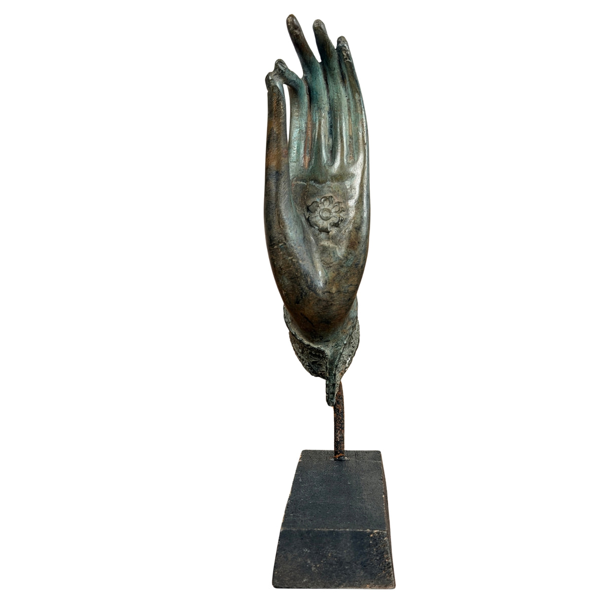 Palm with rosette, on the base