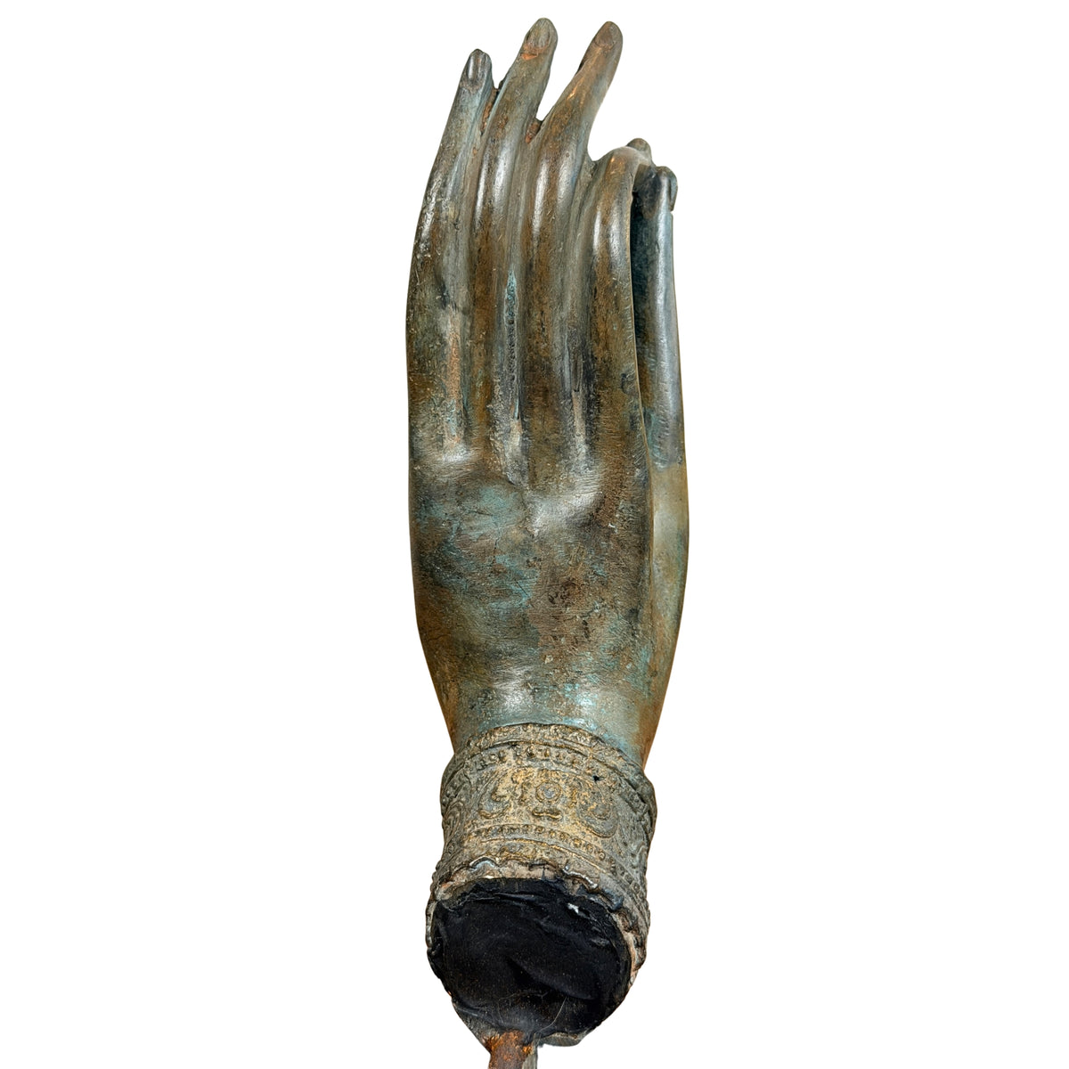 Back of the hand with decorated cuff