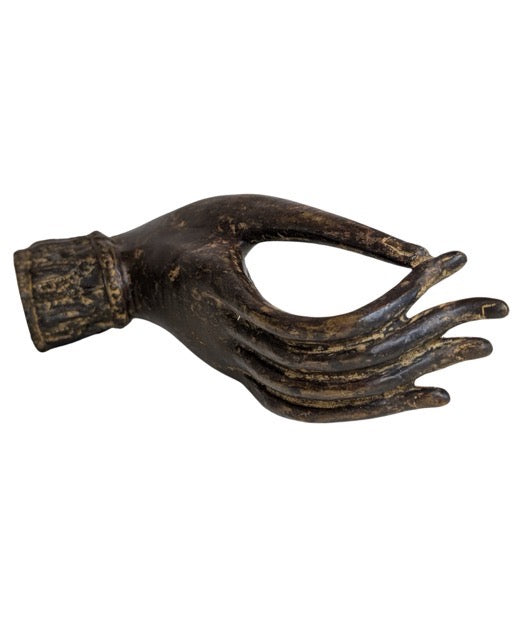Bronzene Buddha-Hand, südostasiatische Tradition