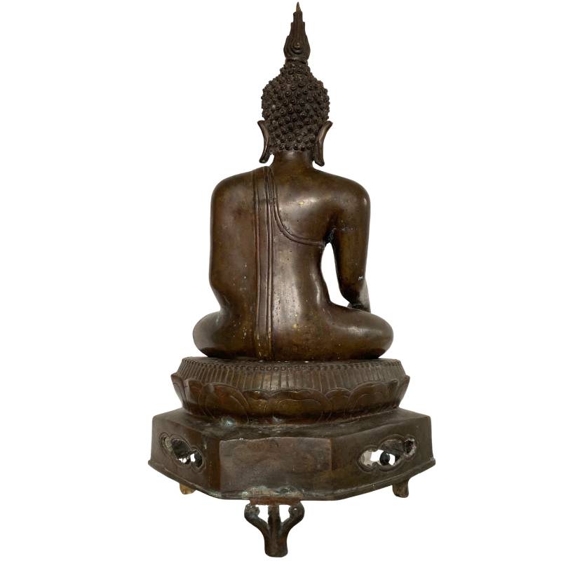 Klassischer Stil: Buddha-Bronze-Tempel aus thailändischem Bronze im thailändischen Tempelstil