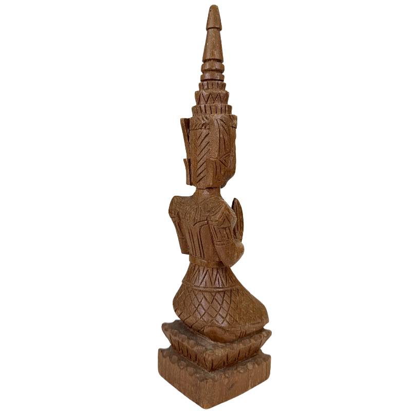 Thepanom-Statue aus Holz, Thailand, ohne Restaurierung