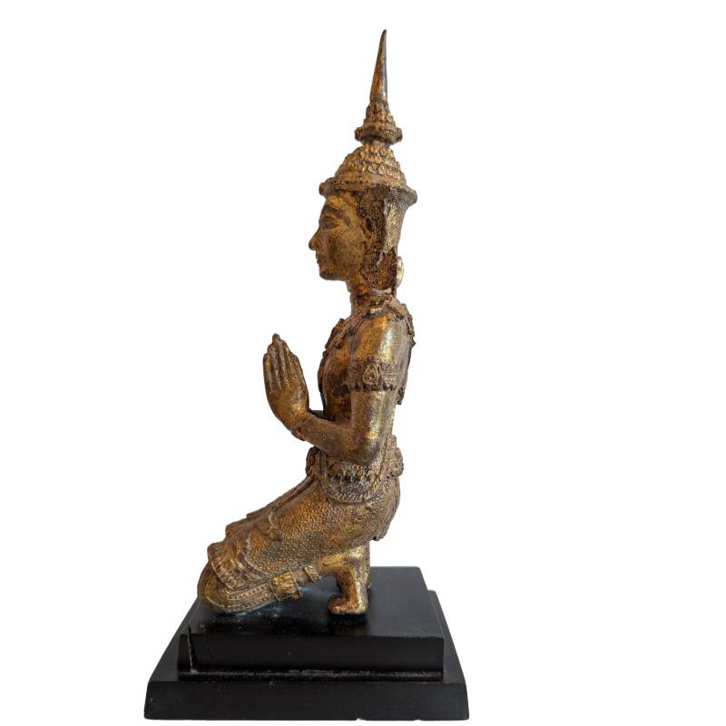 Bronzene Thepanom-Altarfigur aus Thailand