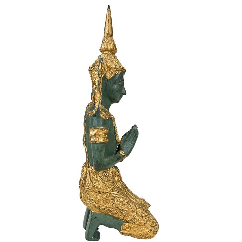 Thepanom-Tempelfiguren-Set, Thailand, Goldfinish