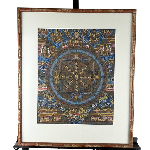Tibet-buddhistisches-Mandala-Thangka-Wandkunst