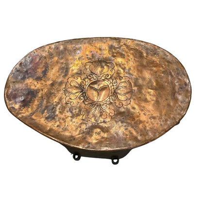 Tibet Ladakh Buddha aus Bronze mit alter Vergoldung und Abnutzung