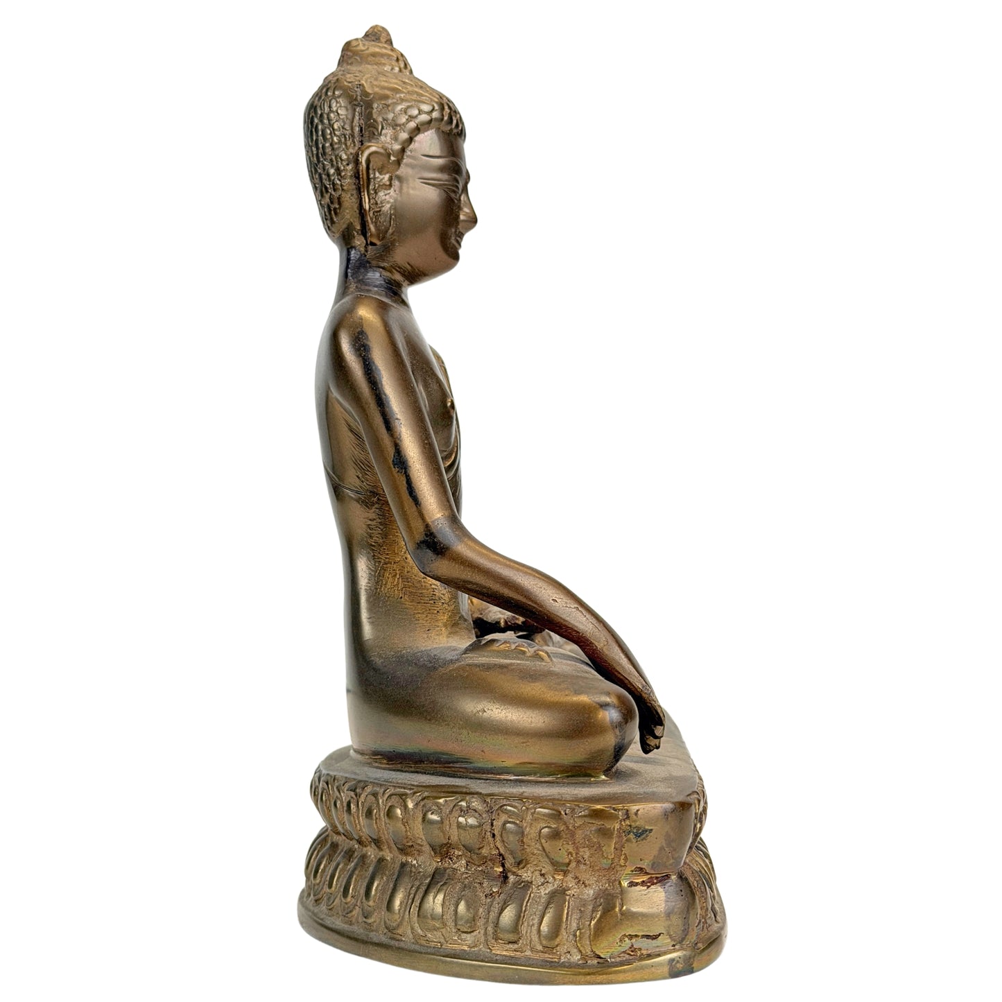 Antiker tibetischer Buddha mit reicher historischer Patina