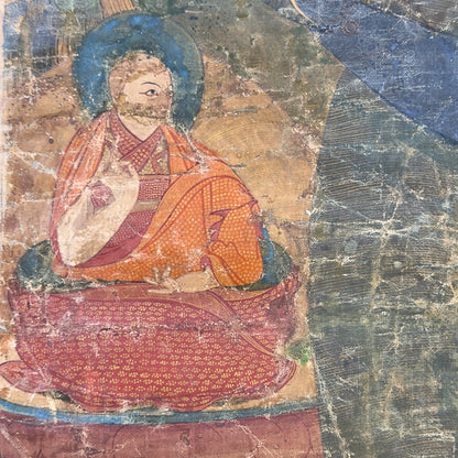 Tibetische Sakya-Lineage-Thangka des 15. Jahrhunderts mit Nairātmyā – Aufnahme 9