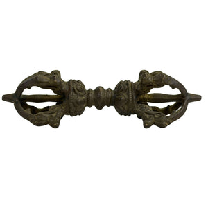 Tibetische Vajra Dorje aus Bronze – rituelles Schutzsymbol