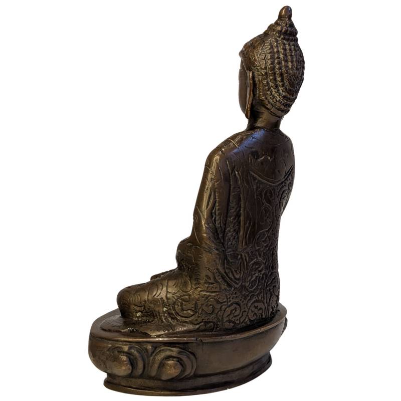 Traditionelle Buddha-Statue aus Bronze