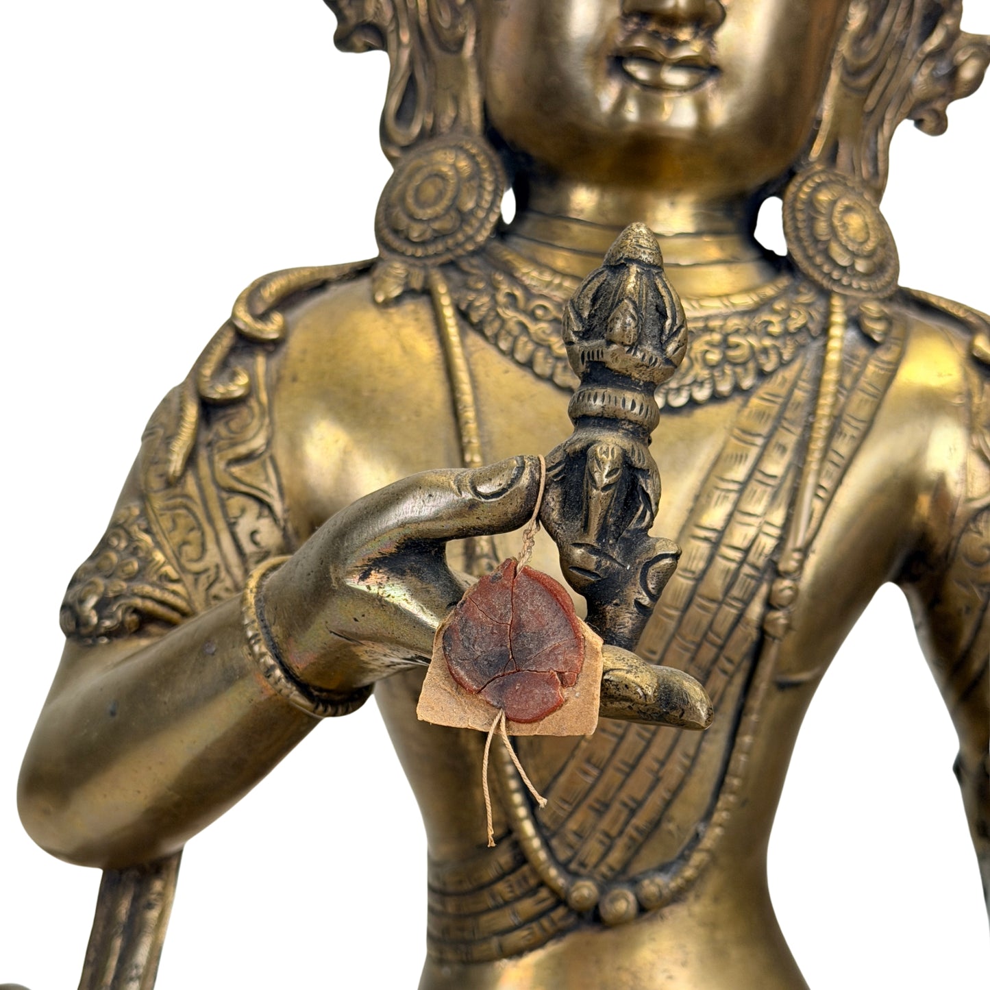 Großes tibetisches Vajrasattva, 40,5 cm hoch und 5,4 kg