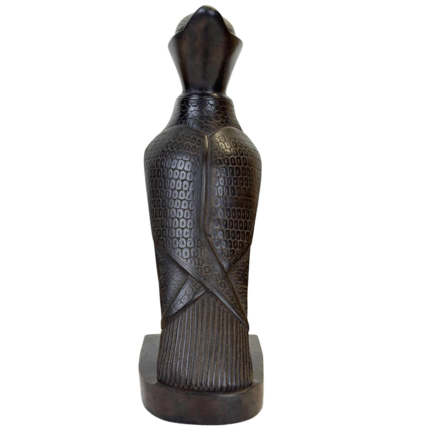 Detail der Darstellung des Horus als schützender ägyptischer Falkengott