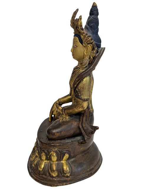 Vergoldete Bodhisattva Tara aus der Himalaya-Region
