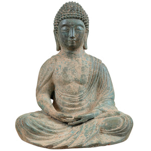 Vintage japanischer Bronze-Buddha in Dhyana-Mudra – Mitte 20. Jahrhundert