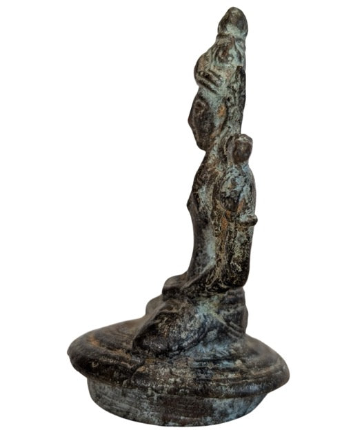 Hinduistische Vishnu-Bronzefigur für Sammler