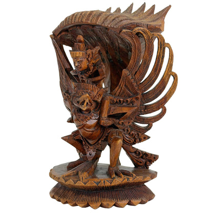 Houten Vishnu auf Garuda-Statue aus Bali, Indonesien