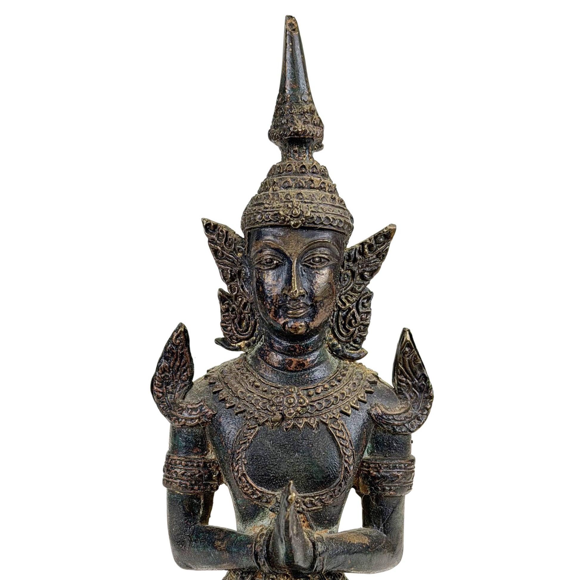 das Gesicht eines thailändischen Tempelwächters