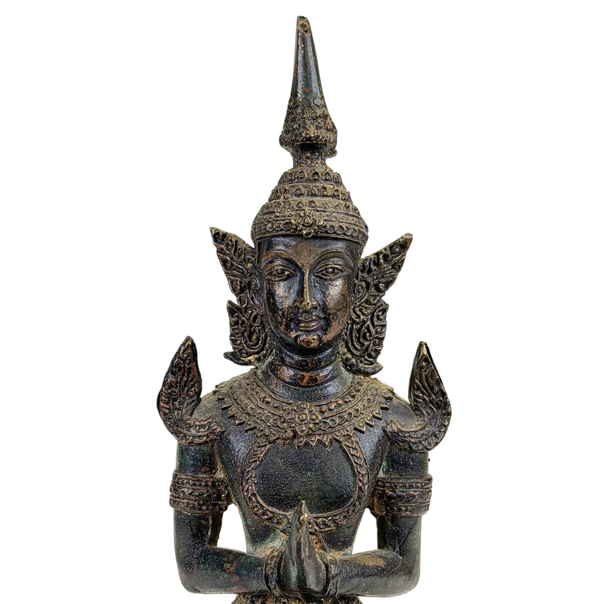 das Gesicht eines thailändischen Tempelwächters