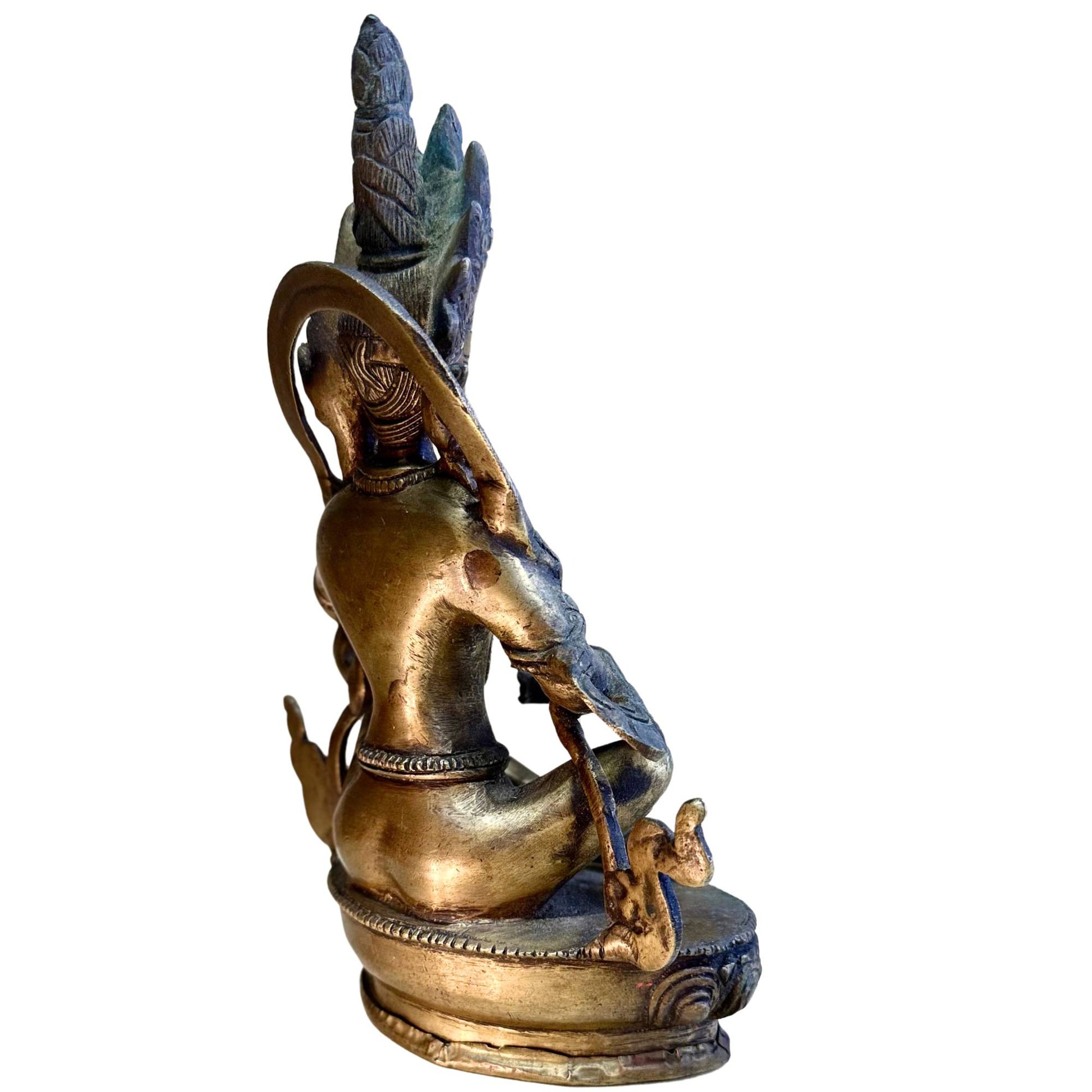 Bronzeguss aus dem frühen 20. Jahrhundert, Saraswati, Tibet
