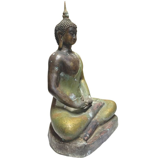 Buddha-Statue aus Bronze aus der frühen Ming-Dynastie.