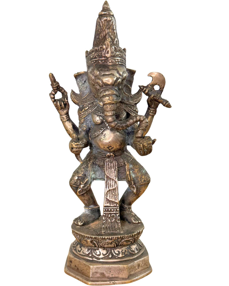 Ganesha | Bronze | 20 cm | Meisterhafter Guss aus Indonesien
