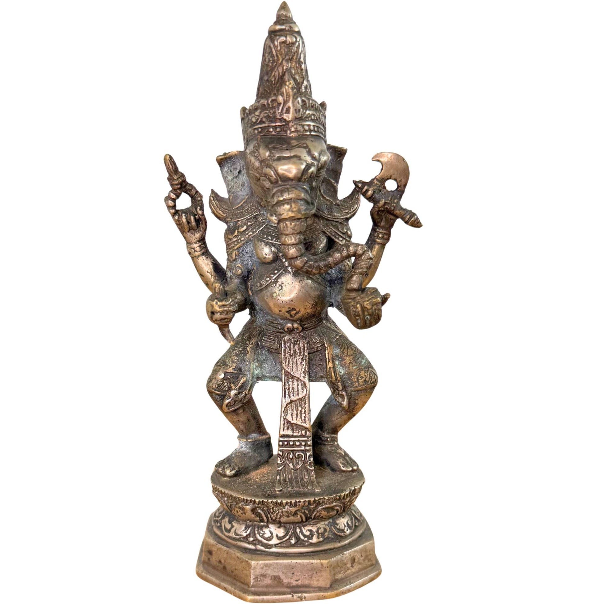 Der Pionier: Balinesischer Ganesha der Weisheit, ein bronzenes Leuchtfeuer des Schutzes und des Neubeginns.