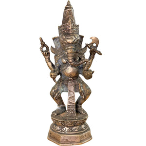 Ganesha | Bronze | 20 cm | Meisterhafter Guss aus Indonesien