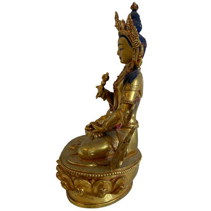 Weiße Tara buddhistisches Bild aus Nepal