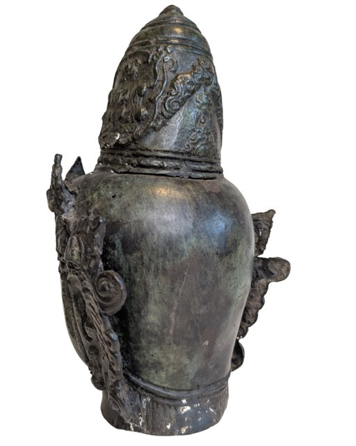 Bronzener Bodhisattva-Kopf