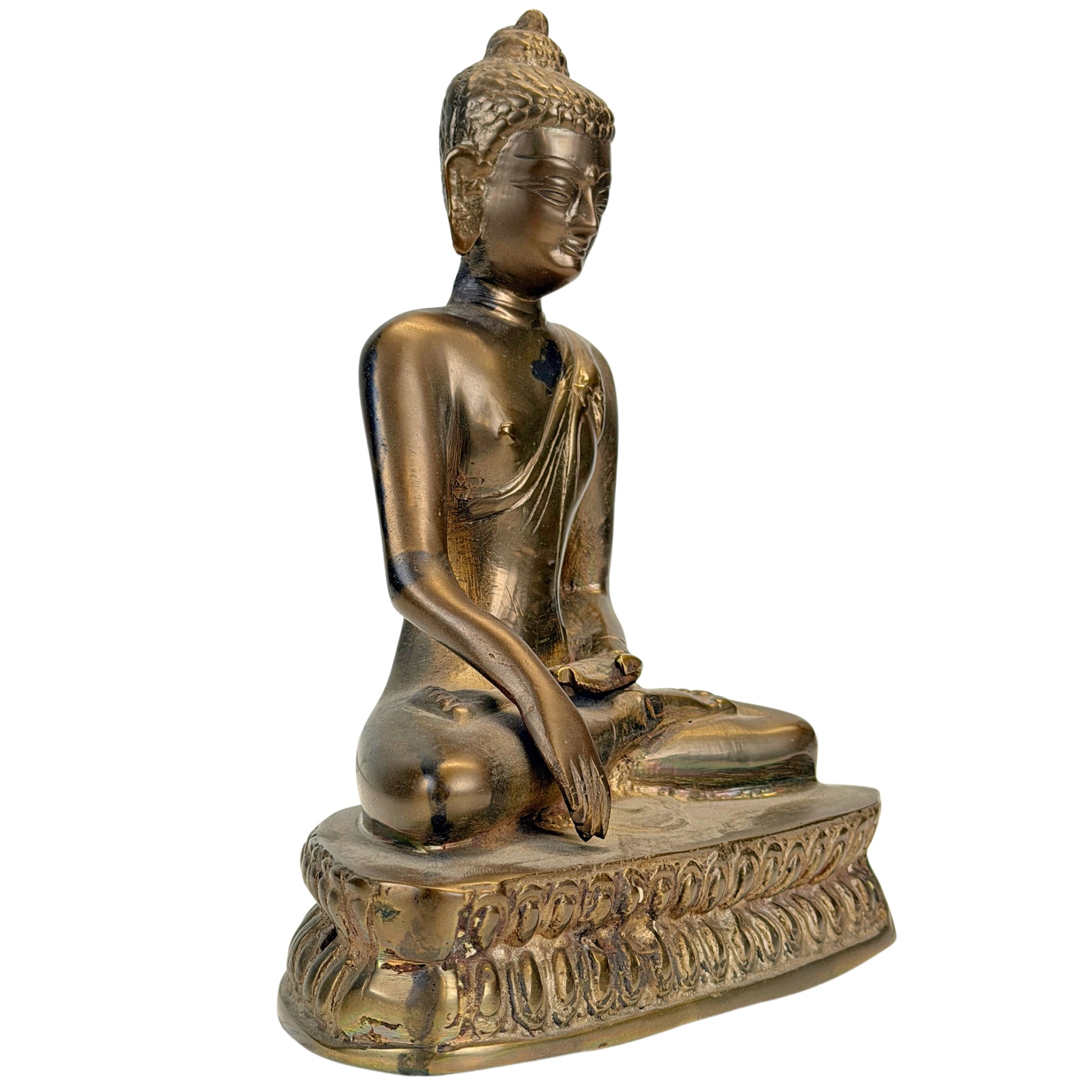 Sitzender 19. Jh. Buddha aus dem Himalaya