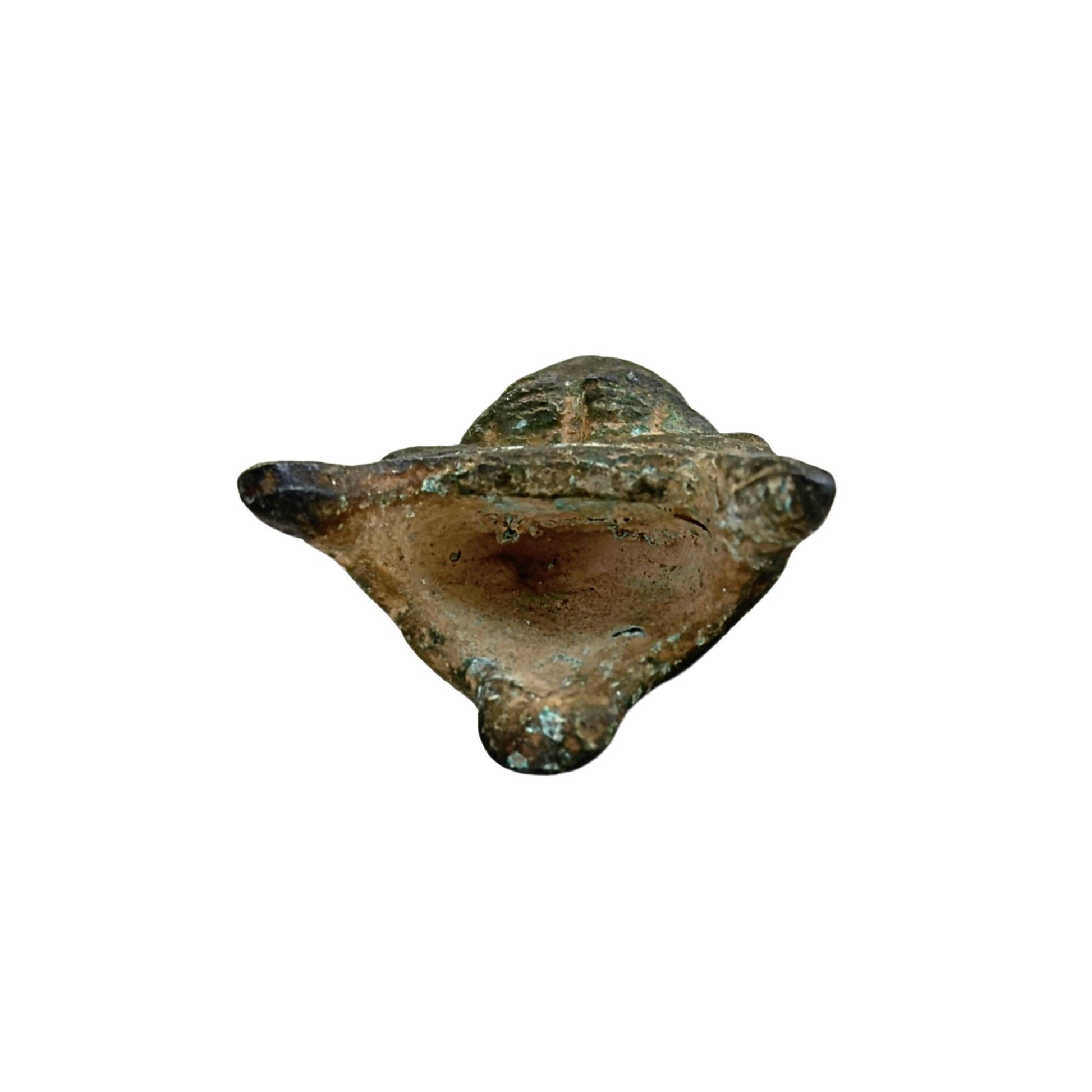 Votivfigur des Buddha aus Bronze, die in Südostasien hergestellt wurde