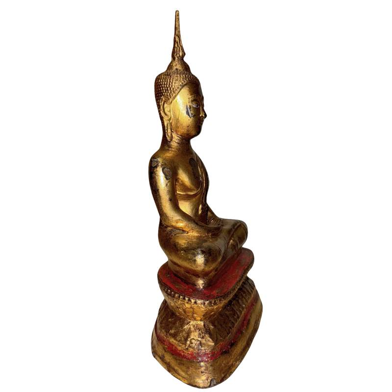 Schwere Buddha-Statue aus Bronzeguss (2 kg) – Technische Prüfung und Validierung