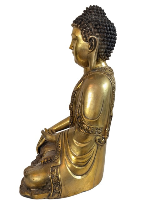 Robuste Ausführung aus massiver Bronze mit einem Gesamtgewicht von 6,4 Kilogramm.